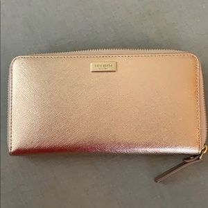 Kate Spade Rose Gold wallet